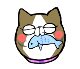 Fat cat Gin-chan sticker #345715