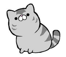 Fat cat Gin-chan sticker #345721