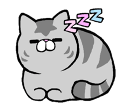 Fat cat Gin-chan sticker #345722