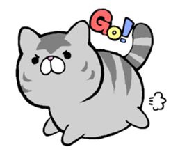 Fat cat Gin-chan sticker #345723