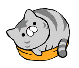 Fat cat Gin-chan sticker #345724