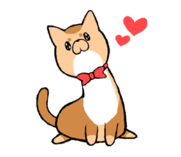 Fat cat Gin-chan sticker #345734