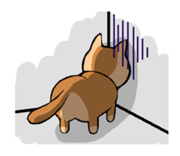 Fat cat Gin-chan sticker #345736