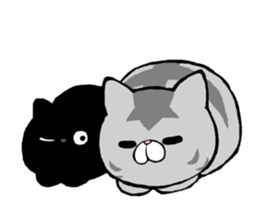 Fat cat Gin-chan sticker #345737