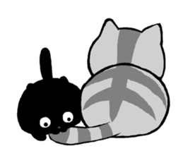 Fat cat Gin-chan sticker #345738