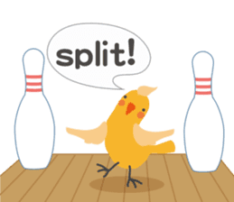 Birdie the bear sticker #346281