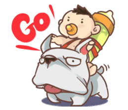 BABY x DOG sticker #346761
