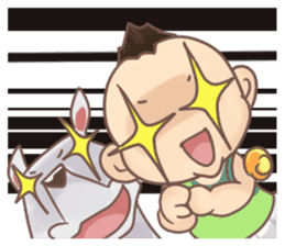 BABY x DOG sticker #346775