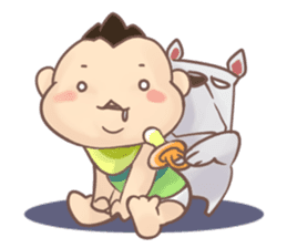 BABY x DOG sticker #346776