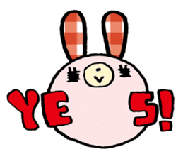 SABU-chan, rabbit sticker #346945
