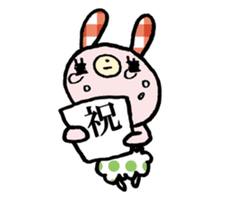 SABU-chan, rabbit sticker #346979