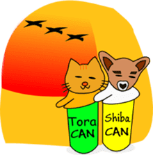 Shiba CAN and Tora CAN 4th sticker #347215