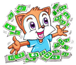 Funny Fox & Graceful Goat sticker #347550