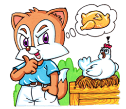 Funny Fox & Graceful Goat sticker #347558