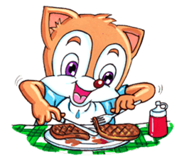 Funny Fox & Graceful Goat sticker #347562