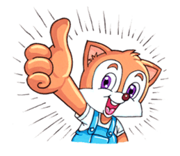 Funny Fox & Graceful Goat sticker #347566