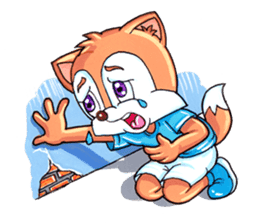 Funny Fox & Graceful Goat sticker #347567