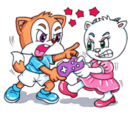 Funny Fox & Graceful Goat sticker #347571