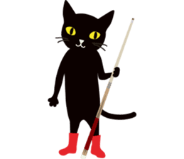 The black cat "Mee" sticker #347705