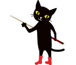 The black cat "Mee" sticker #347706