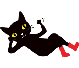 The black cat "Mee" sticker #347707