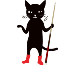 The black cat "Mee" sticker #347710
