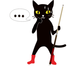 The black cat "Mee" sticker #347711