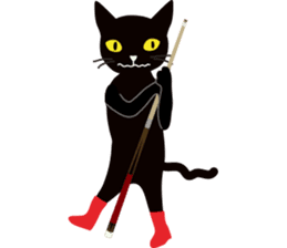 The black cat "Mee" sticker #347714