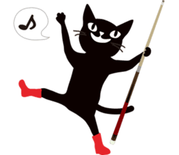 The black cat "Mee" sticker #347716