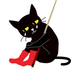 The black cat "Mee" sticker #347717