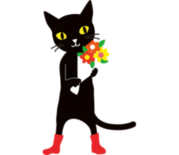 The black cat "Mee" sticker #347721