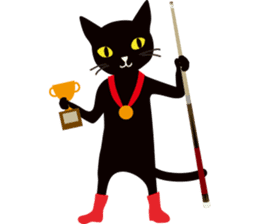 The black cat "Mee" sticker #347723