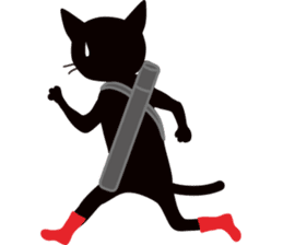 The black cat "Mee" sticker #347724