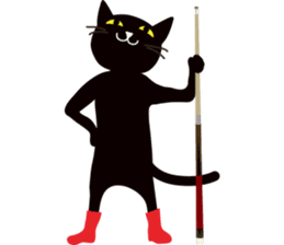 The black cat "Mee" sticker #347727