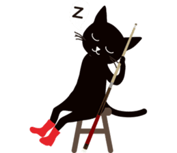 The black cat "Mee" sticker #347729
