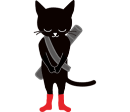 The black cat "Mee" sticker #347730