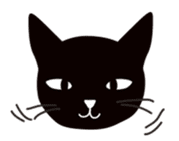 The black cat "Mee" sticker #347731