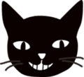 The black cat "Mee" sticker #347733