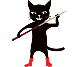 The black cat "Mee" sticker #347743