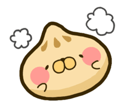 cute Steamed meat bun! sticker #348425