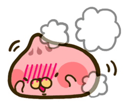 cute Steamed meat bun! sticker #348436