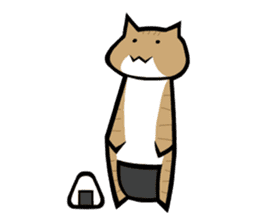 Riceball Cat sticker #350385