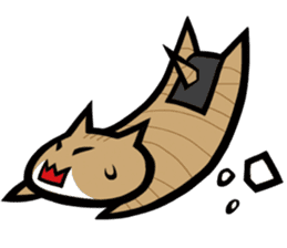 Riceball Cat sticker #350387