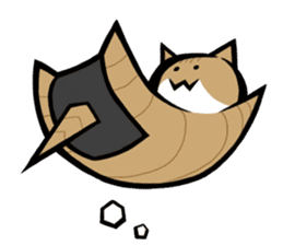 Riceball Cat sticker #350393