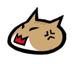 Riceball Cat sticker #350403