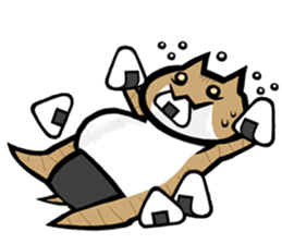 Riceball Cat sticker #350412