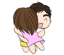 "Eri & Yu"s ordinary Day sticker #350823