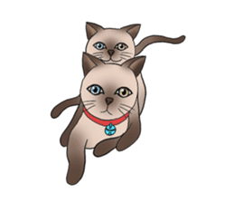 Happy Por-Poh Cat sticker #350830