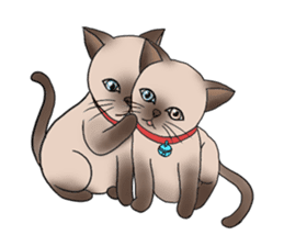 Happy Por-Poh Cat sticker #350843