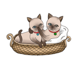 Happy Por-Poh Cat sticker #350845